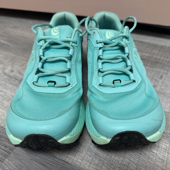 Topo MTN Racer 3 Women's size 8.5 trail runners teal - Picture 2 of 6